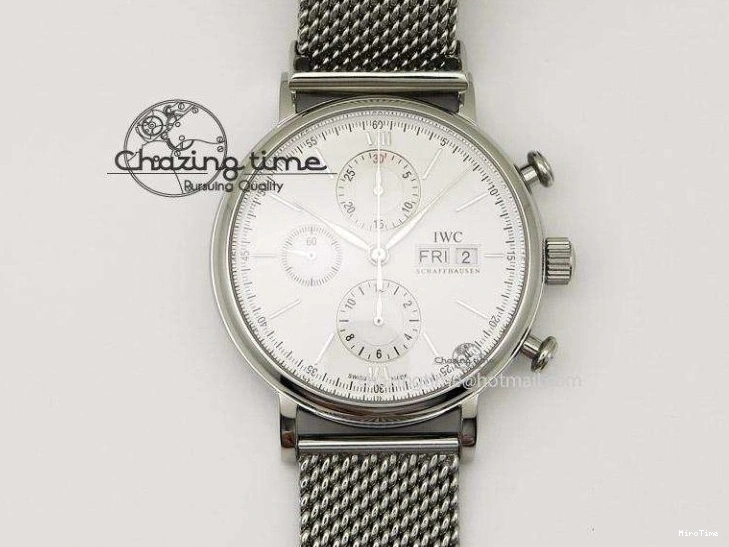 MIROTIME 0109 Pilot Chrono IW377726 ZF 1:1 Best Edition Green Dial on Brown Leather Strap A Trendsetting 7125